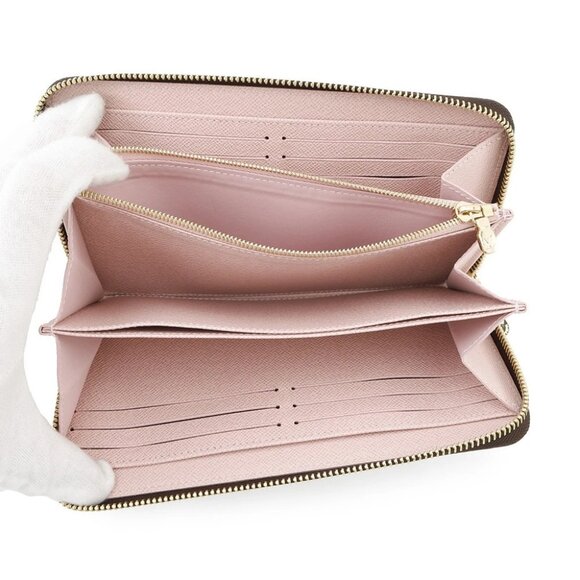 LOUIS VUITTON Zippy Wallet Monogram Rose Ballerine M41894 - Picture 9 of 14